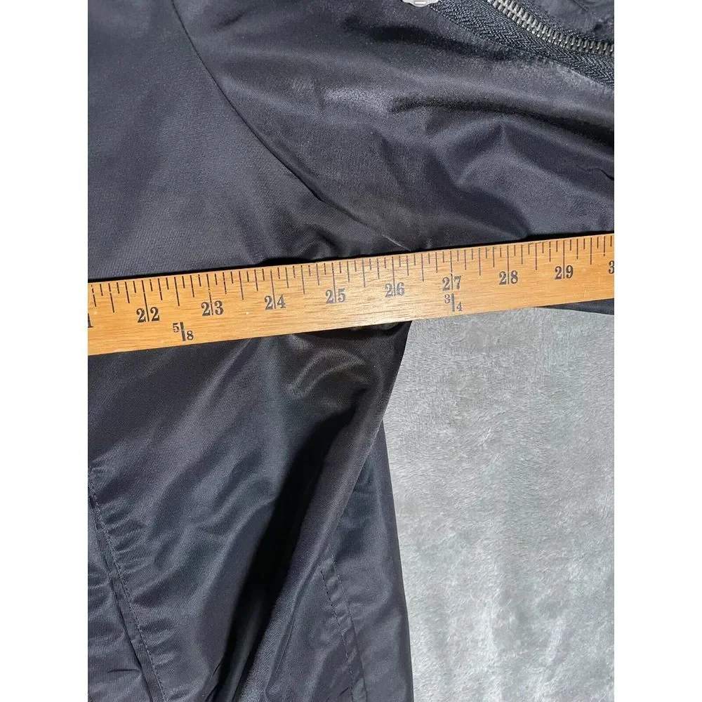 Levis Jacket Mens‎ Large Black Bomber Windbreaker Rain Coat Biker Motorcycle Top